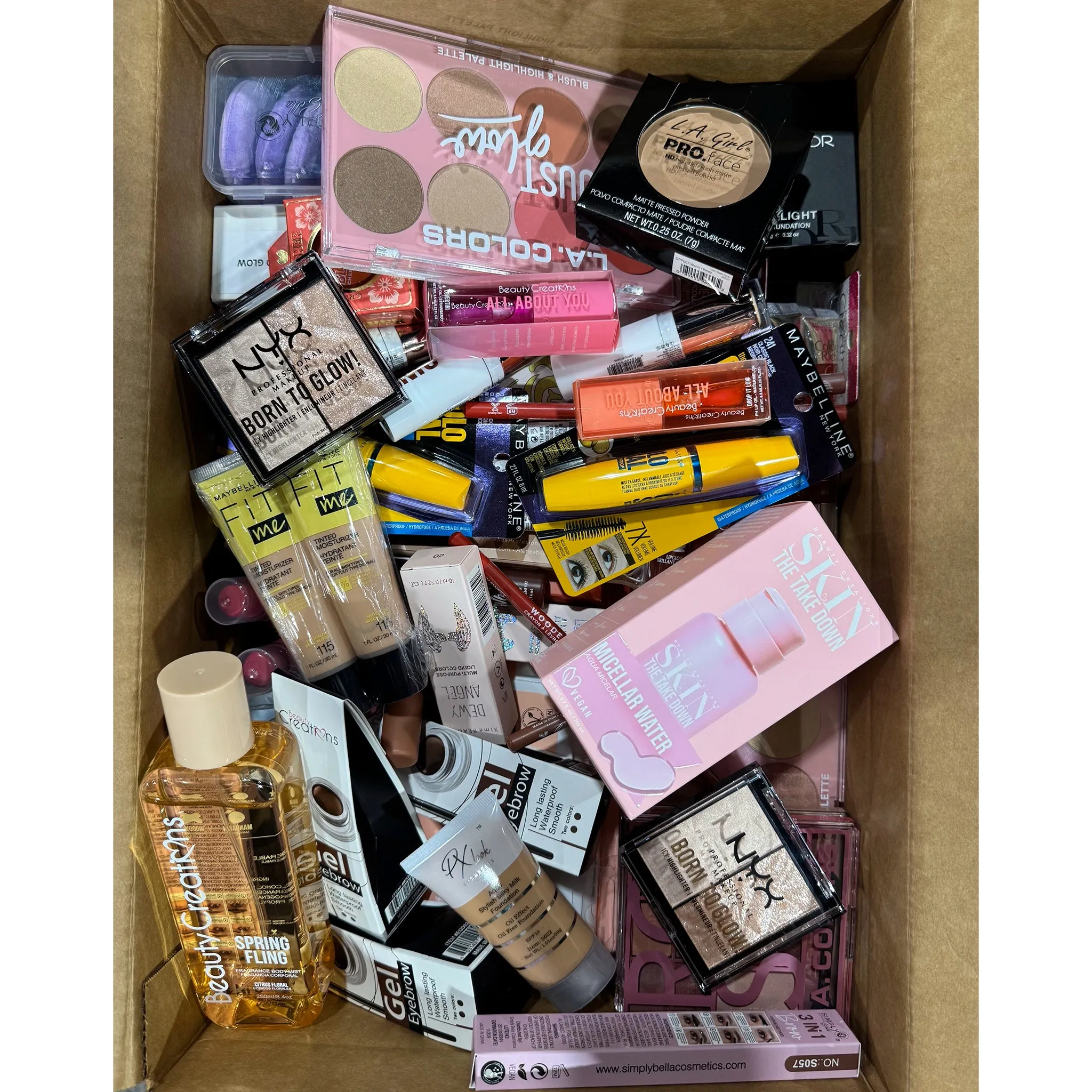Assorted Starter Mix Cosmetics Box - Wholesale 123 Units (TUBOX#2)