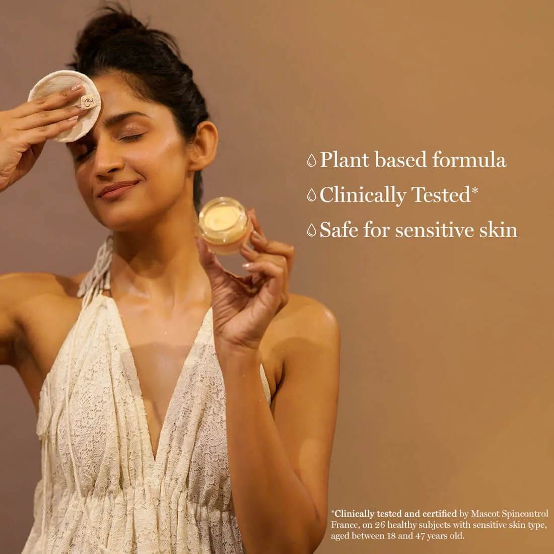 Kesar Face Cleansing Balm & Reusable Bamboo Cotton Pads (4 pads in a pouch)