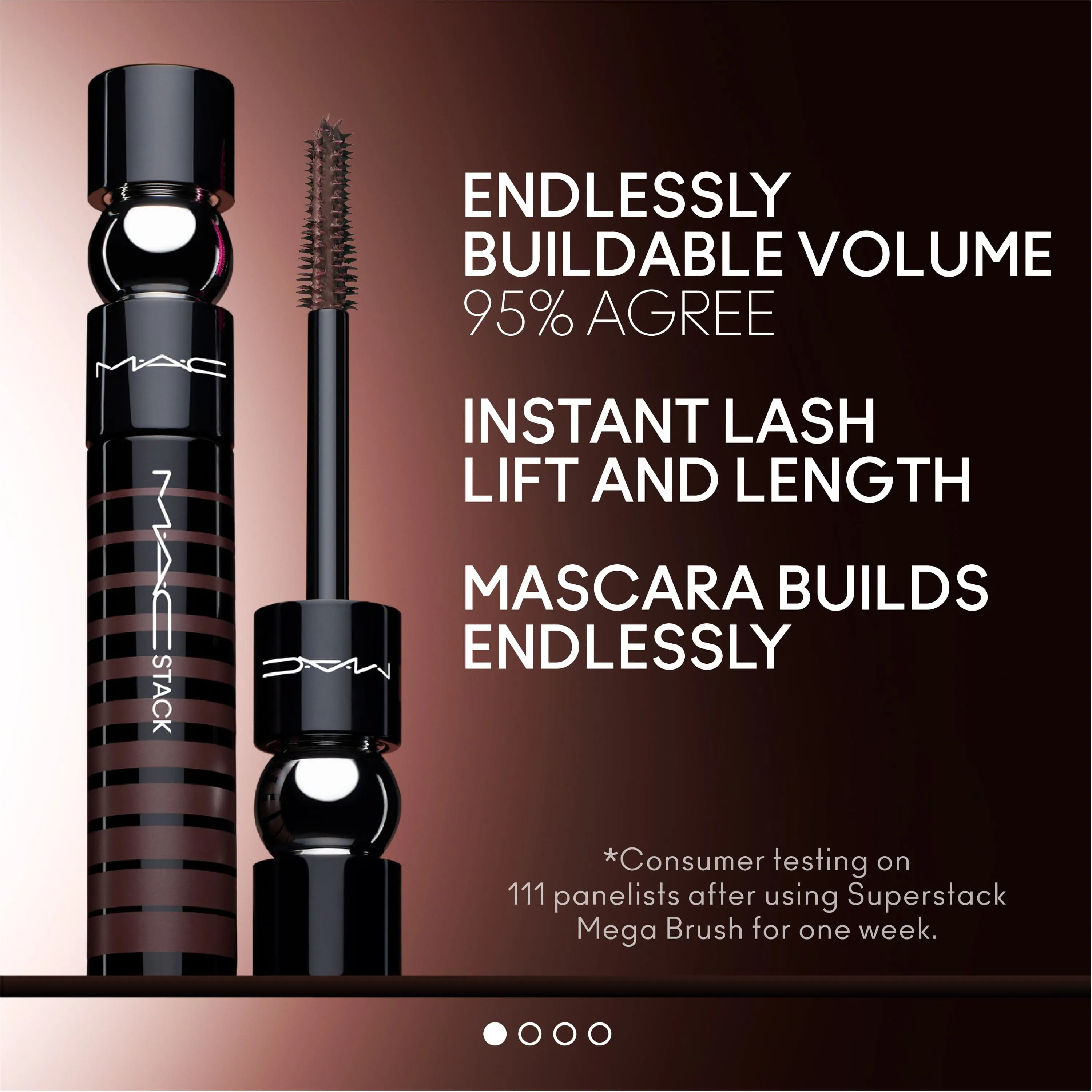 MAC MACStack Mascara in Chestnut Stack
