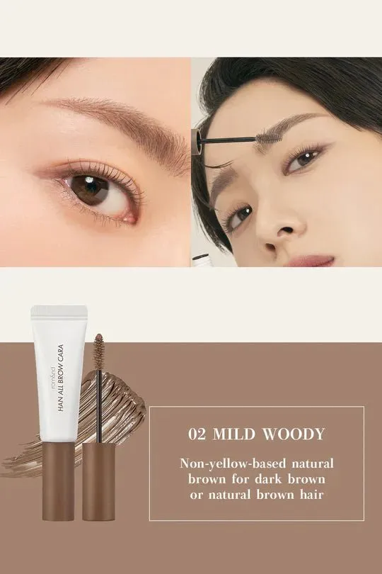 ROMAND Han All Brow Cara 9g - 02 Mild Woody
