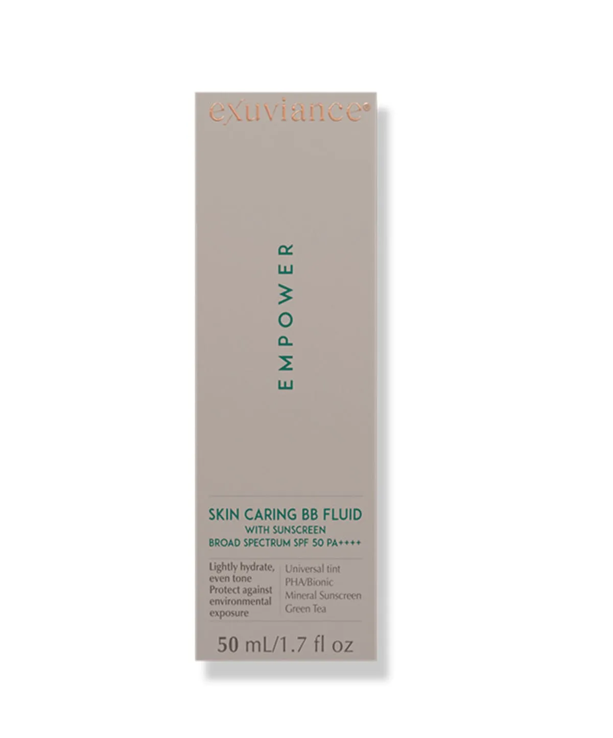 Skin Caring BB Fluid with Sunscreen Broad Spectrum SPF 50 PA